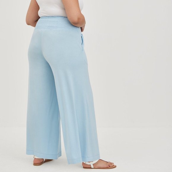 Torrid Soft Knit Wide Leg Pants - Sz 2 NWOT - Picture 3 of 4